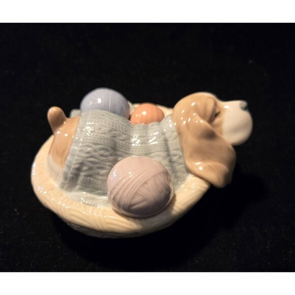 LLADRO Boy With Puppies & Mama Dog Porcelain Figurine Nao, LLADRÓ - Picture 10 of 10